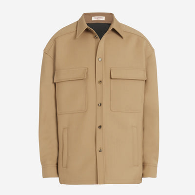 Valentino Wool And Mohair Over Shirt