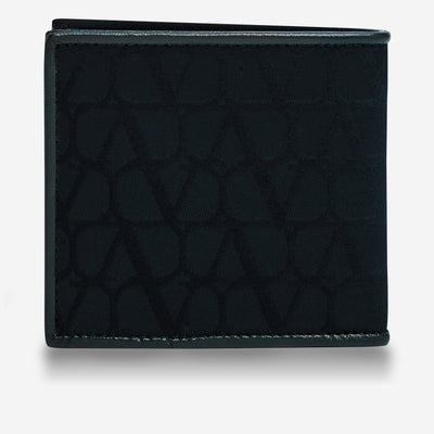 Valentino Garavani Toile Iconographe Technical Fabric Wallet
