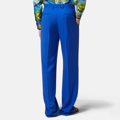 Versace Silk And Wool Blend Trousers