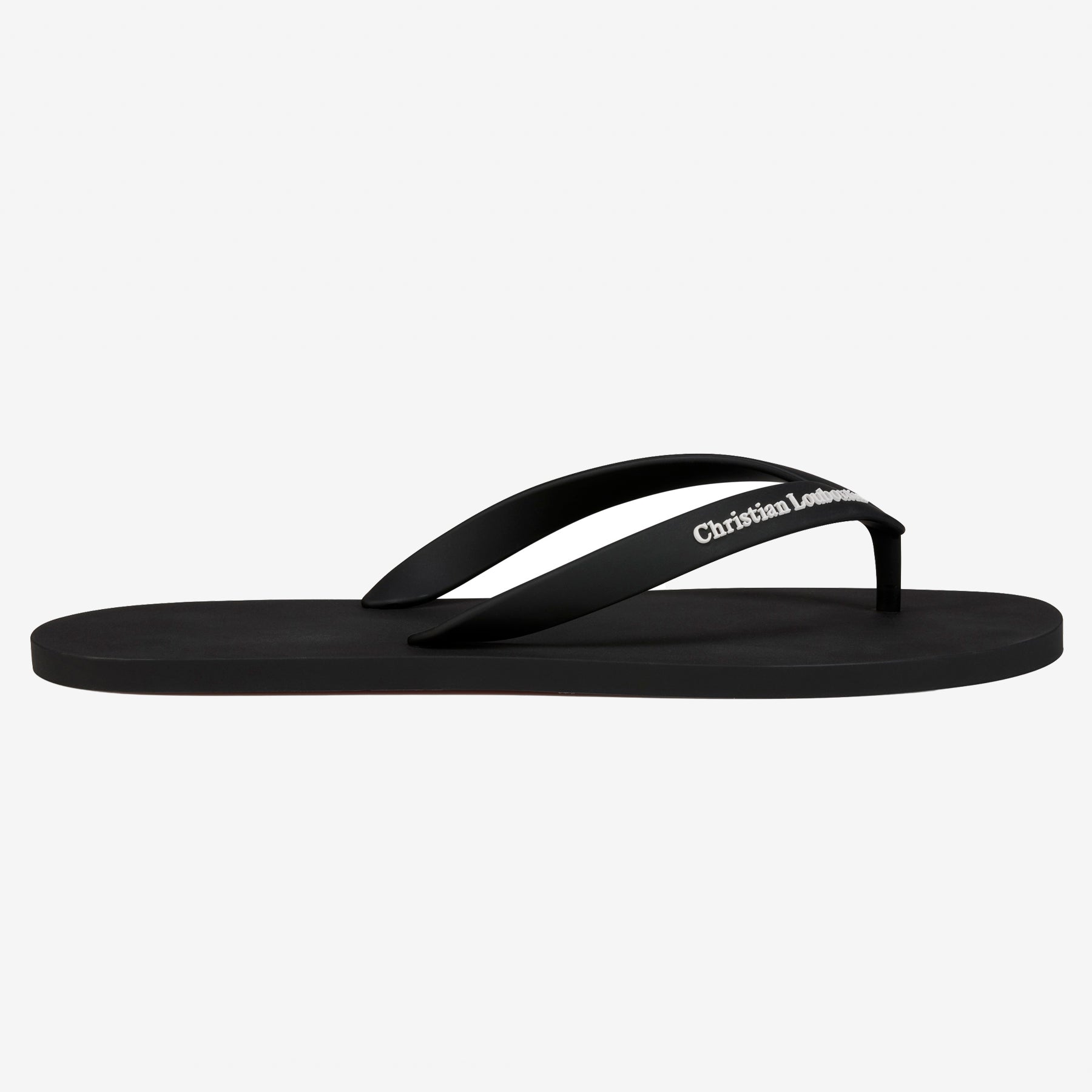 Christian Louboutin Summer Flat Rubber Thong Sandal