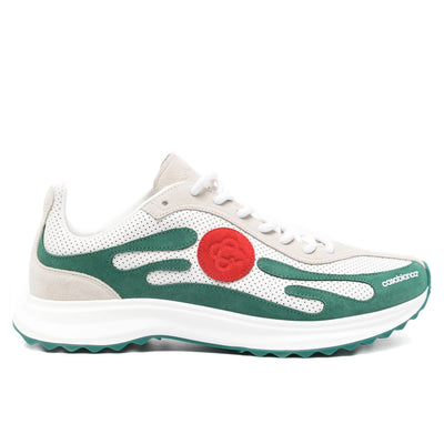 Casablanca White & Green Stade Sneaker