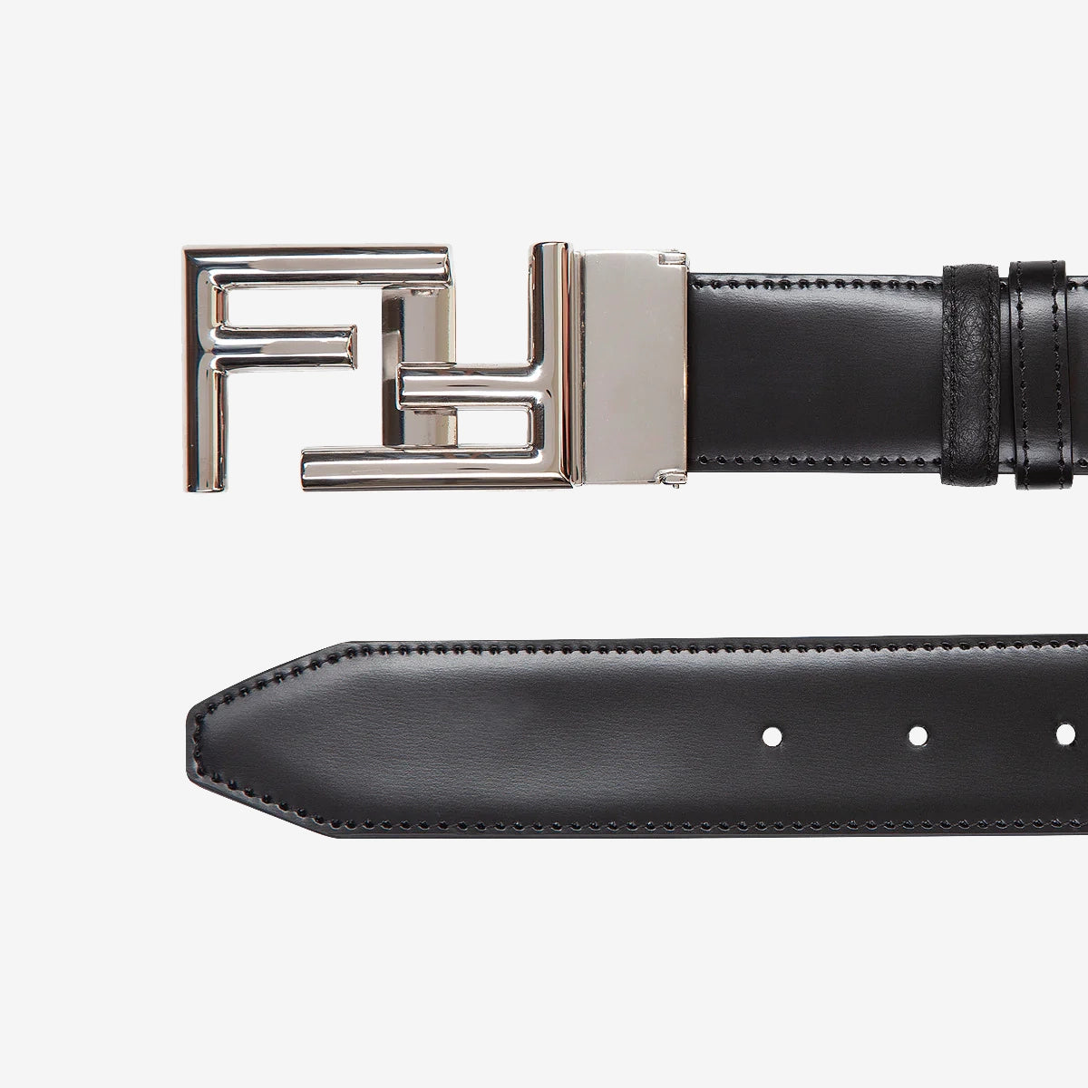 Fendi Reversible Roman Leather Belt