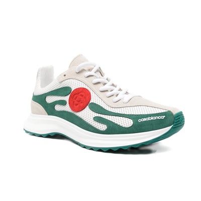 Casablanca White & Green Stade Sneaker