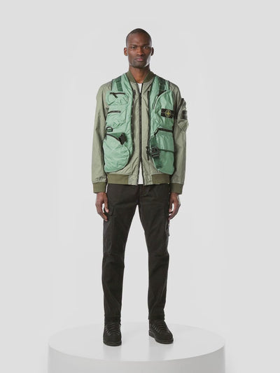 Stone Island Stretch Cotton Cargo Trousers