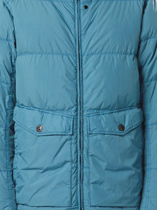 Stone Island Crinkle Reps Hooded Down Jacket – ZAP