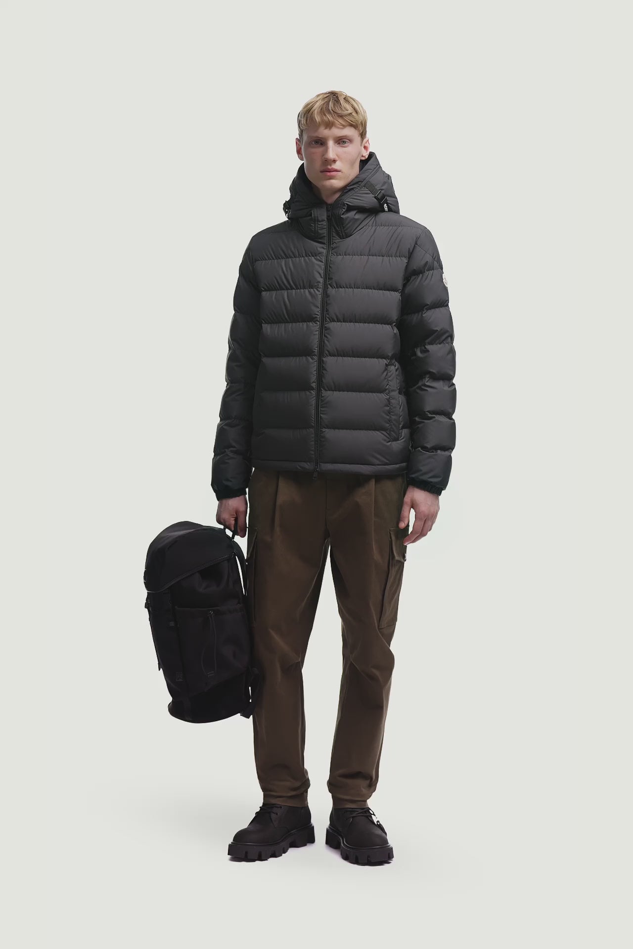 Moncler Laveraet Hooded Short Down Jacket