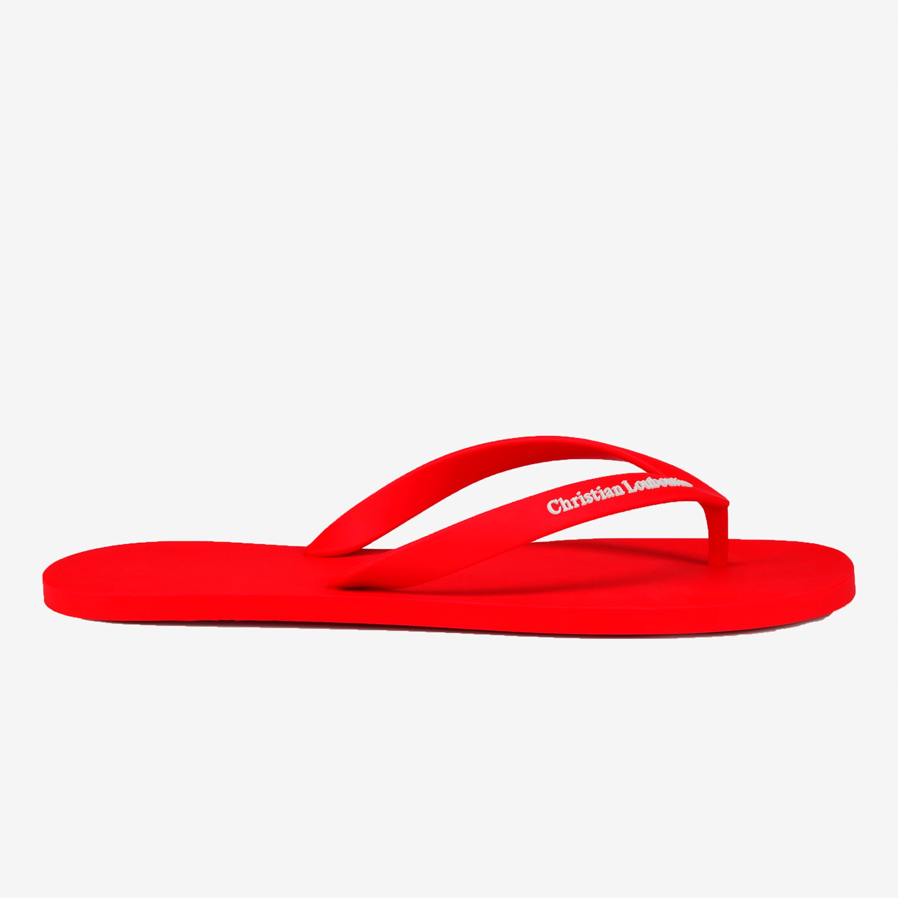 Christian Louboutin Summer Flat Rubber Thong Sandal