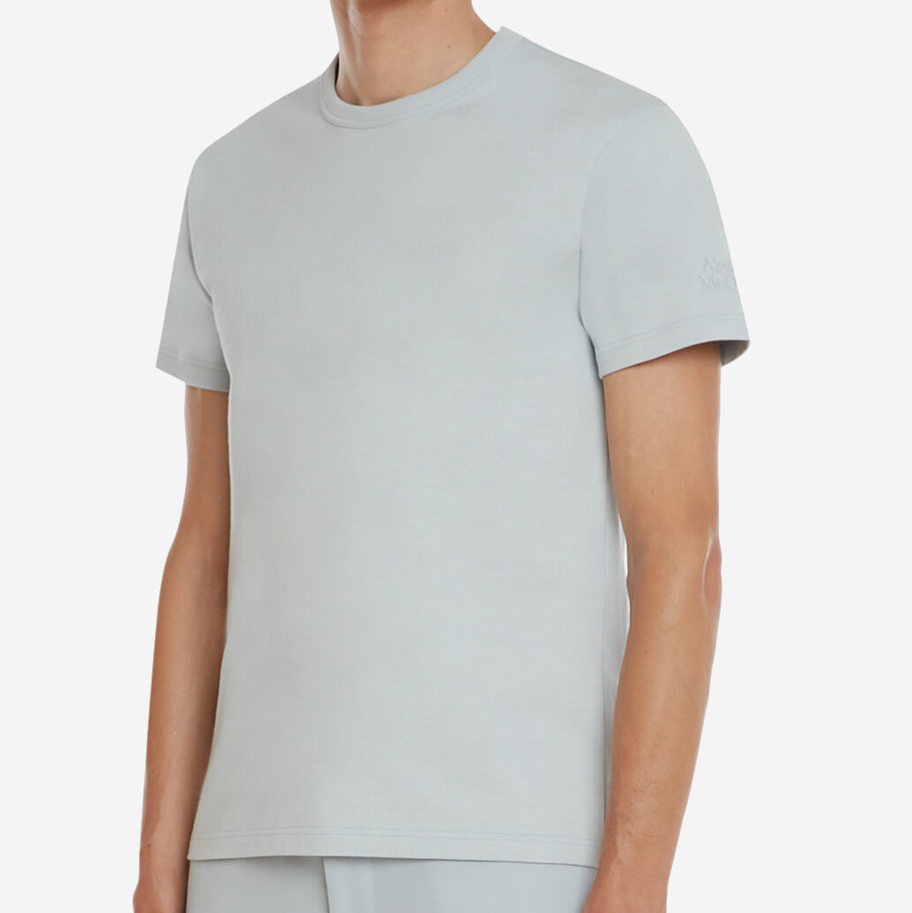 Alexander McQueen Embroidered Sleeve Logo T-Shirt