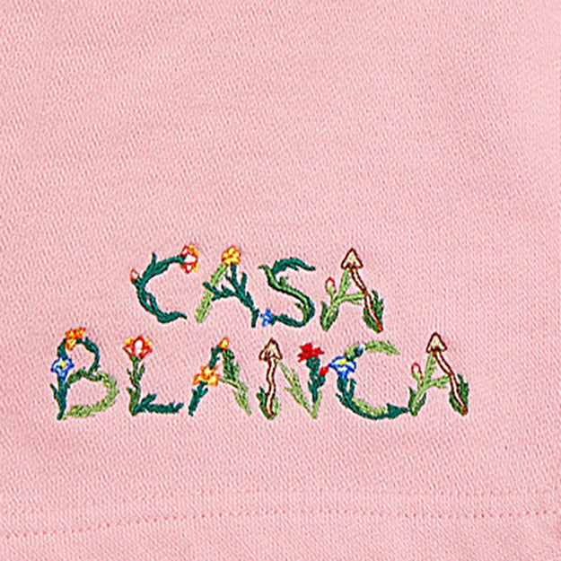 Casablanca L'Arche Fleurie Embroidered Shorts