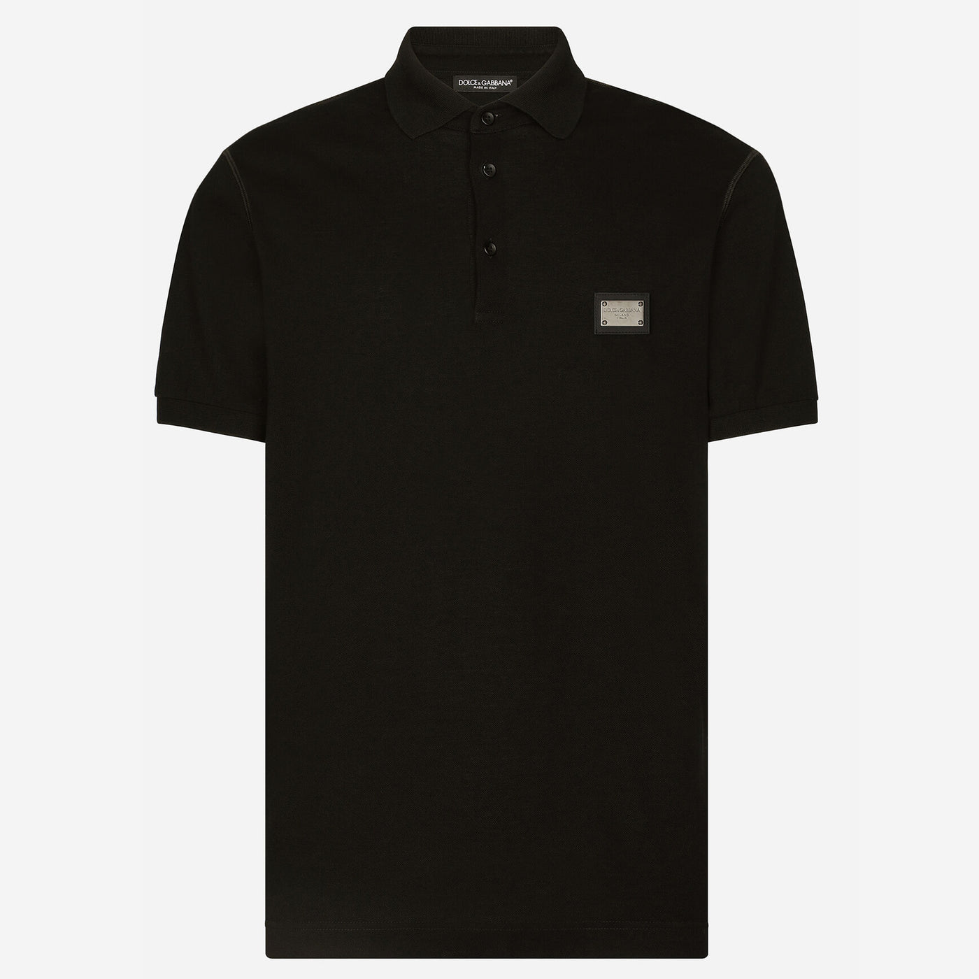 Dolce & Gabbana Branded Tag Polo Shirt