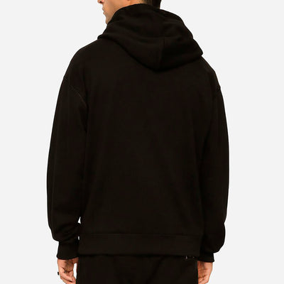 Dolce & Gabbana Branded Tag Jersey Hoodie