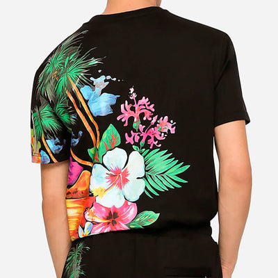 Dolce & Gabbana Hawaiian Floral Print T-Shirt