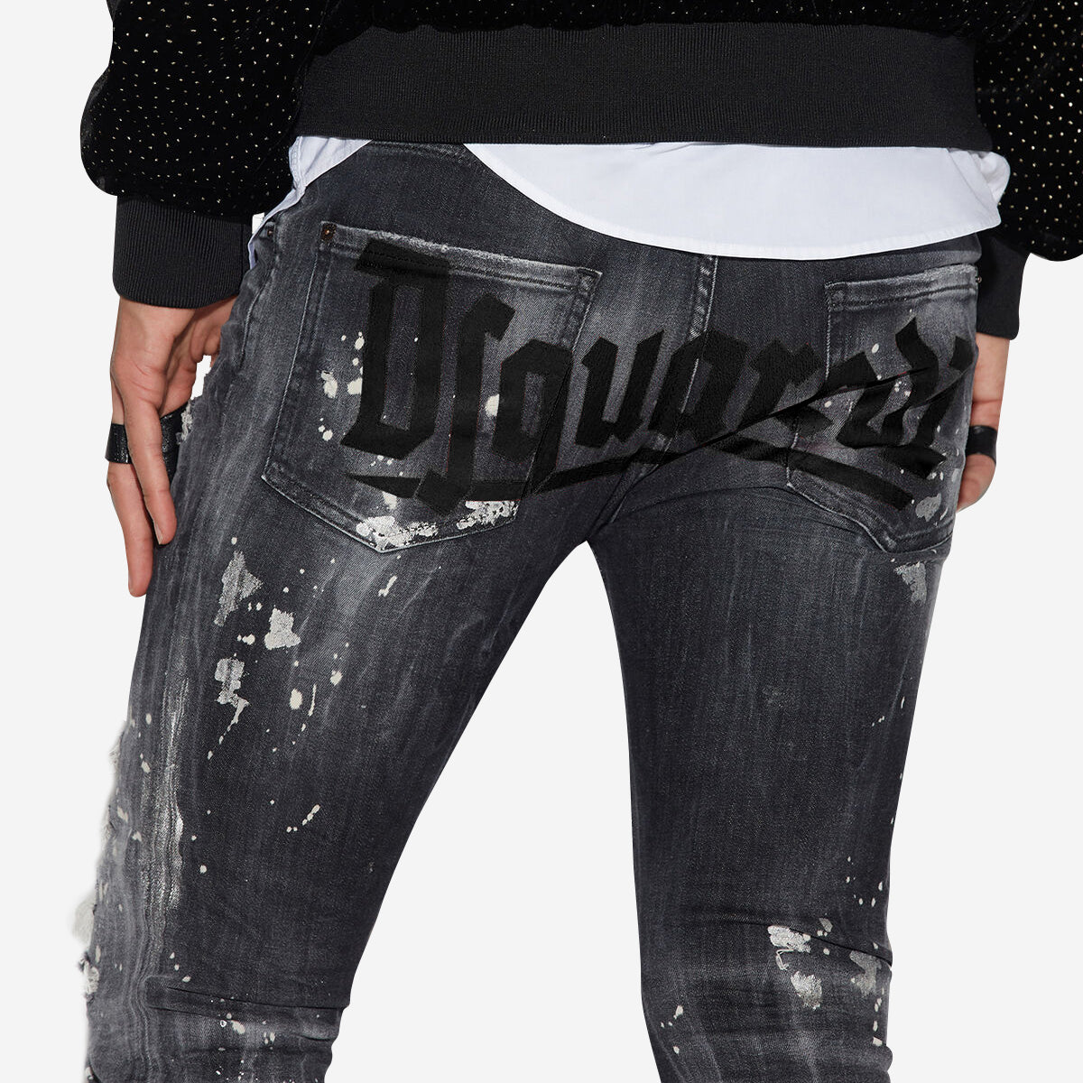 DSquared2 Black Wash Super Twinky Jeans