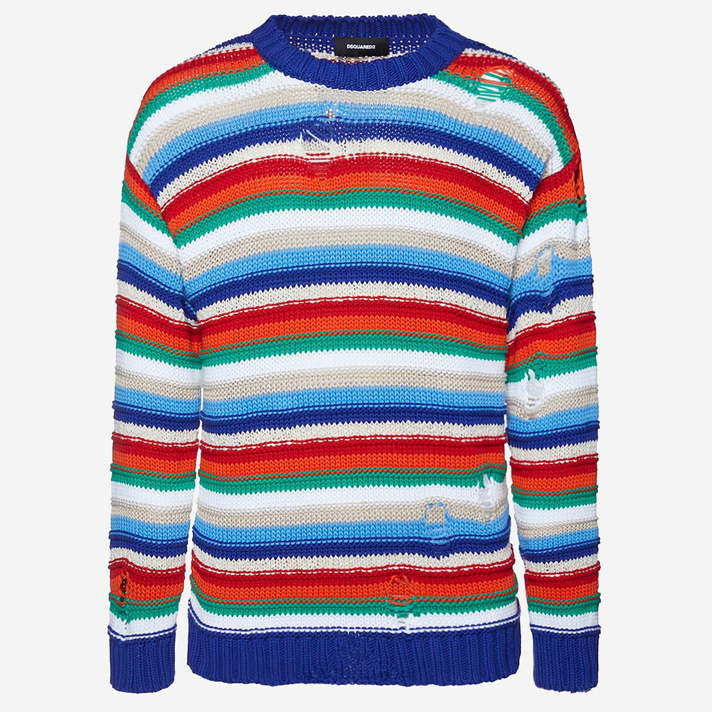 Dsquared2 Striped Destroy Sweater