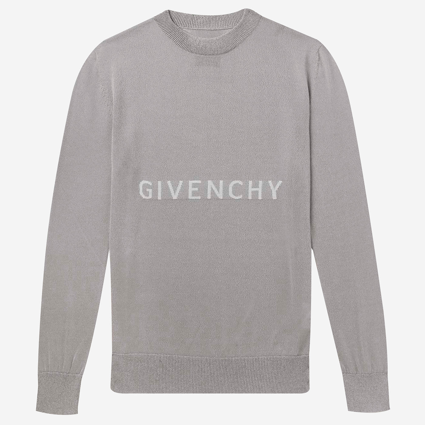 Givenchy Logo Intarsia Knitted Reflective Jumper