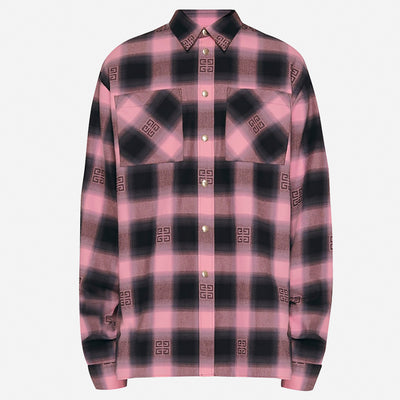 Givenchy 4G Checked Flannel Shirt