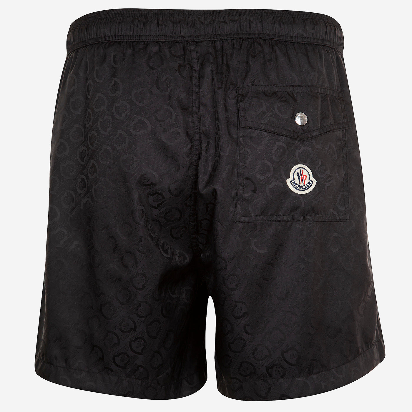 Moncler All Over Logo Swim Shorts