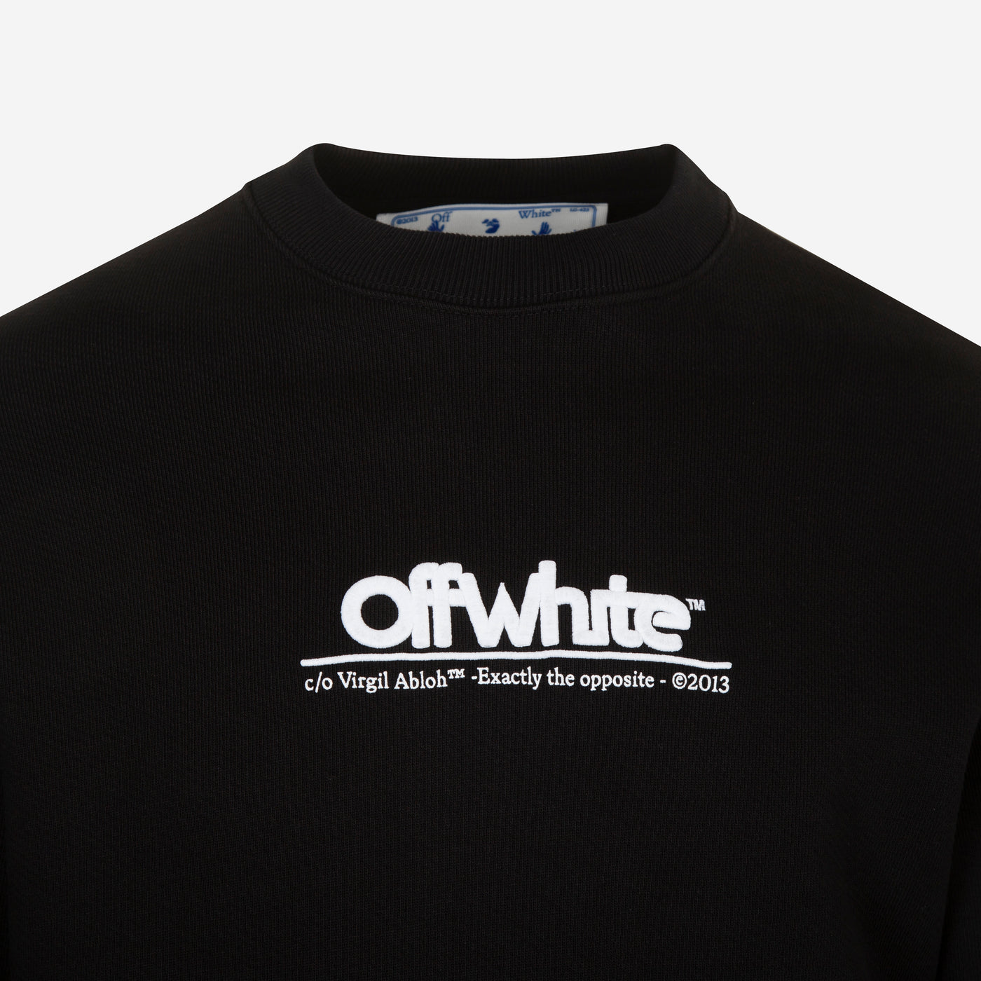 Off-White Chunky Embroidered Logo Sweatshirt