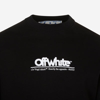 Off-White Chunky Embroidered Logo Sweatshirt