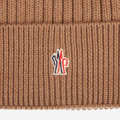 Moncler Grenoble Ribbed Knit Wool Beanie