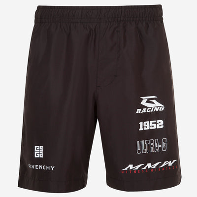 Givenchy Racing Logo Swim Shorts