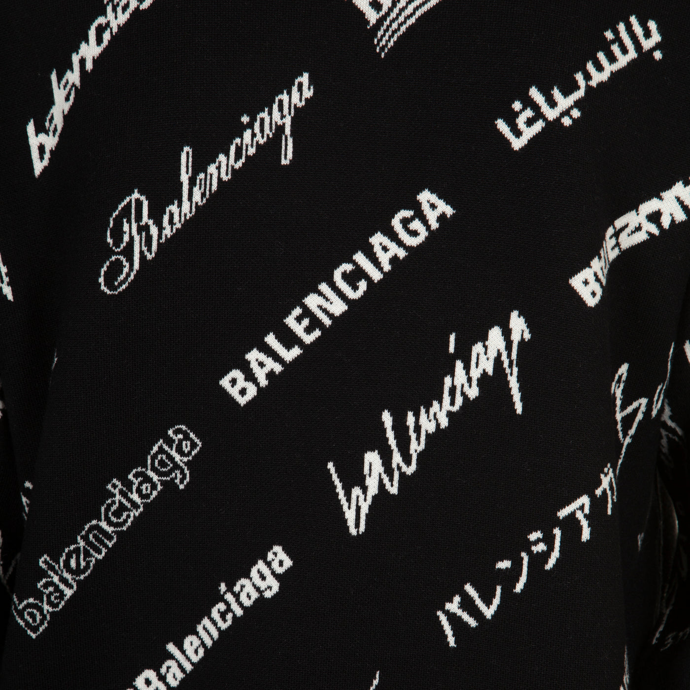 Balenciaga Multi Logo Knitwear