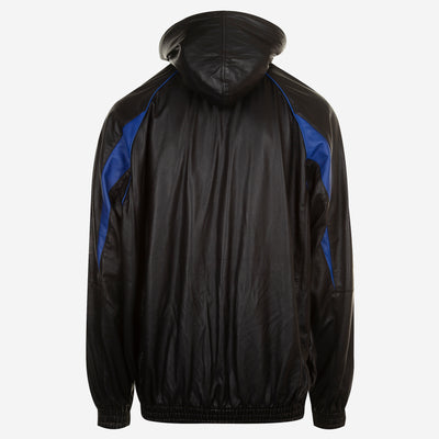Balenciaga 3B Sports Icon Leather Tracksuit Jacket