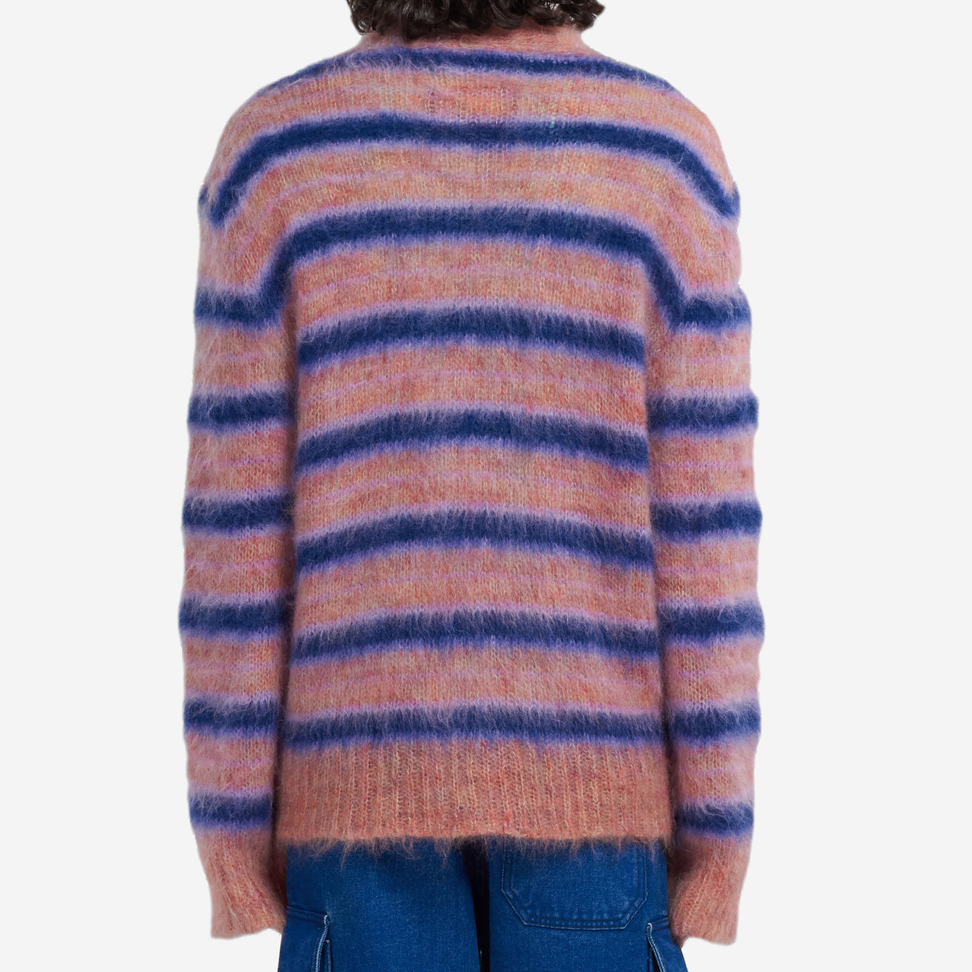 Marni Fuzzy Wuzzy Striped Cardigan