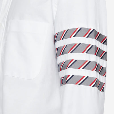 Thom Browne Oxford Stripe 4-Bar Shirt
