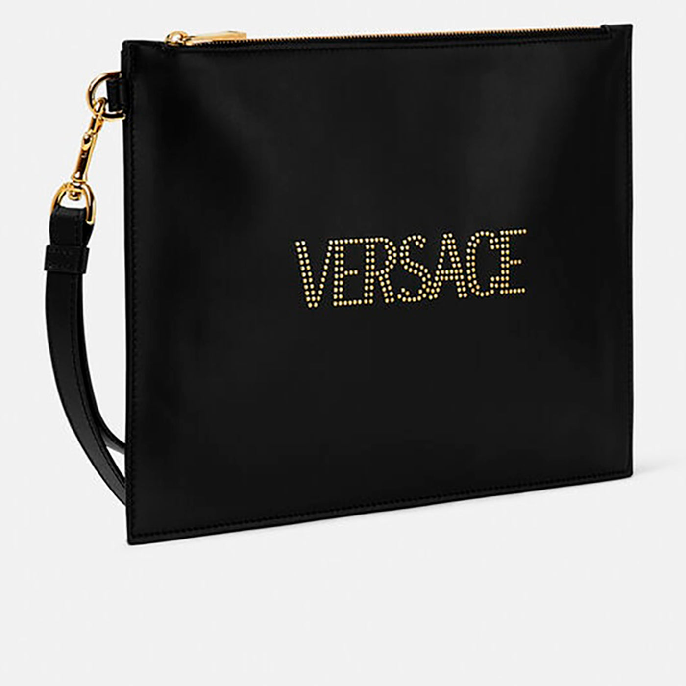 Versace Studded Logo Pouch