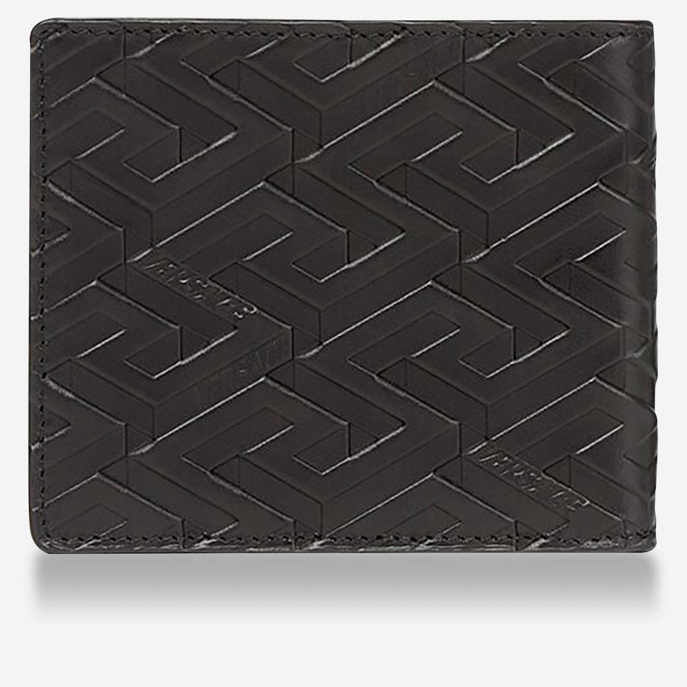 Versace La Greca Signature Bi-Fold Wallet