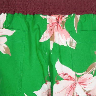 Valentino Floral Print Bermuda Shorts